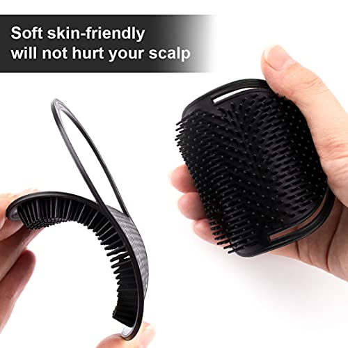 6-Pack Portable Pocket Combs for Men & Pets - Ergonomic Scalp Massage Brush