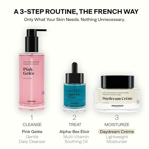 Provence Beauty Daydream Crème - Lightweight Hydrating Face Moisturizer with Ashwagandha & Vegan Collagen - 2 fl oz