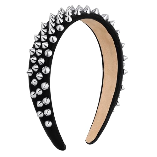 Punk Rock Headband with Spikes - Gothic Hair Clip 1PC