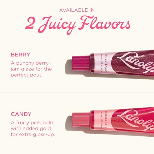 Lanolips Glossybalm Berry Ultra Hydrating Tinted Lip Gloss 12.5g