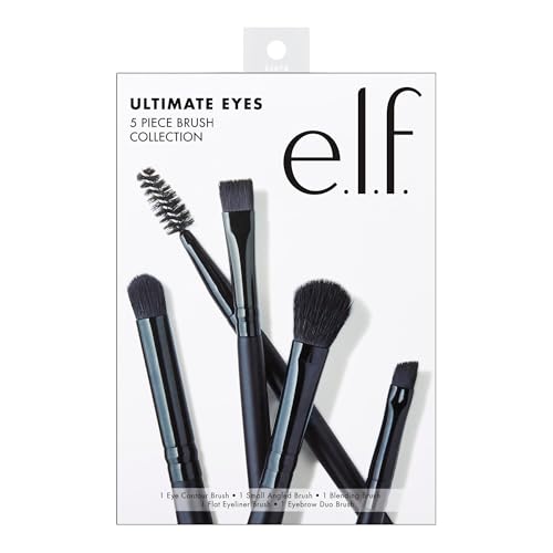 e.l.f. Ultimate Eyes 5-Piece Eye Brush Set - Vegan & Cruelty-Free