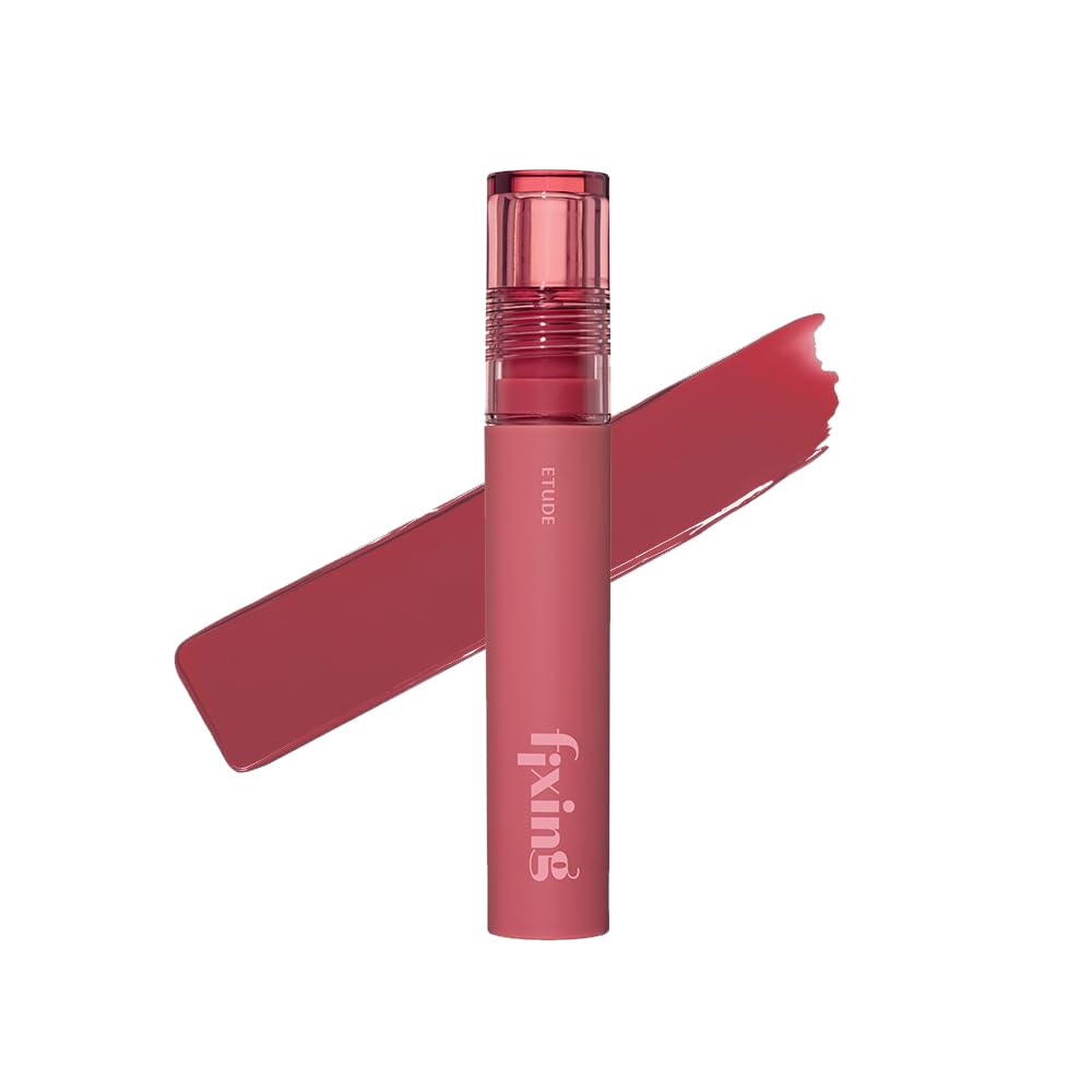 ETUDE Fixing Tint #01 Analog Rose - Long-Lasting, High-Pigment Liquid Lipstick | Waterproof Matte Finish | K-Beauty 4g