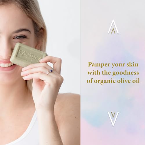 Calithea Olive Oil Soap Bars - Classic 3-Pack, 3.53 oz Each