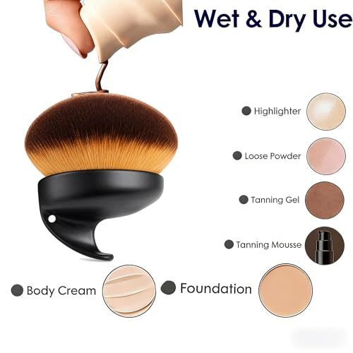 Extra Large Body Makeup Brush for Self Tanner & Bronzer