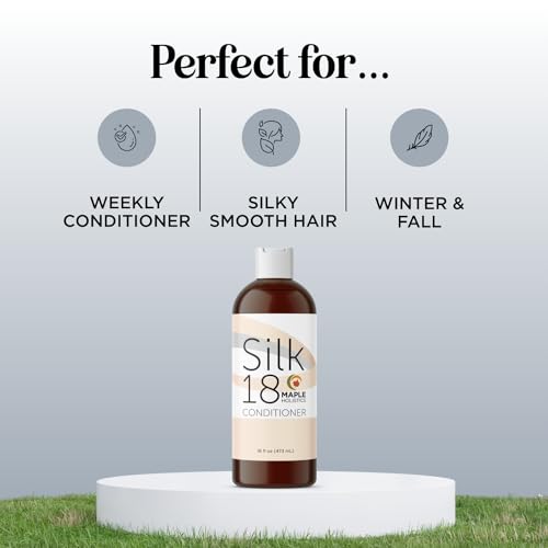 Moisturizing Hair Conditioner for Dry Damaged Hair - Rinse Out Vanilla, 16 Fl Oz