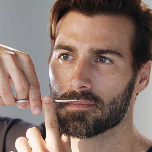 Tweezerman Moustache Scissors and Comb Set - Precision Stainless Steel