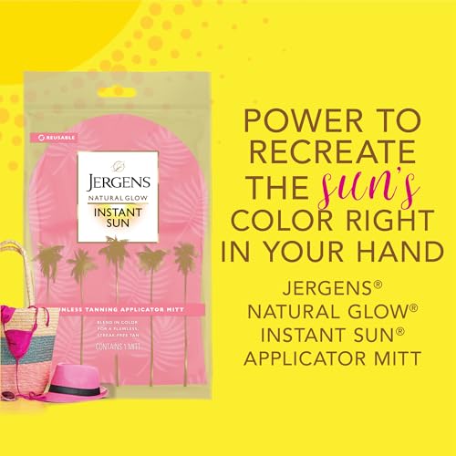 Jergens Natural Glow Body Applicator Mitt for Streak-Free Tan