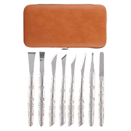 Yosoo Health Gear 8-Piece Ingrown Toenail Care Kit - Stainless Steel Foot Tools