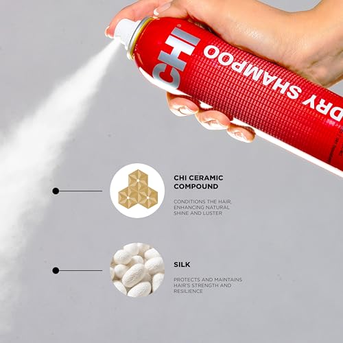 CHI Dry Shampoo 2.6 Oz - Lightweight Oil Absorbing Formula