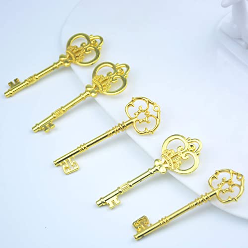 Makhry 20Pcs Rustic Skeleton Keys for Wedding Favors & Decor