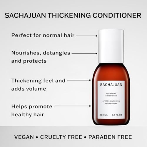 SACHAJUAN Thickening Conditioner 3.4 Fl Oz - Vegan & Paraben-Free