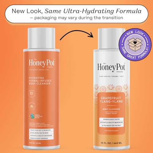 The Honey Pot Company - Body Wash for Women Grapefruit Ylang