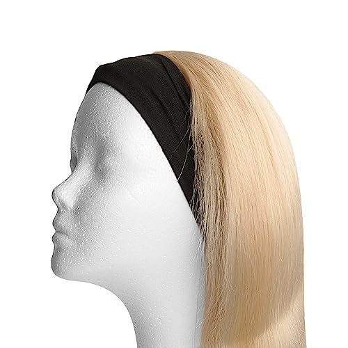 Red by Kiss Wide Stretchy Headbands for Women - 2 Pcs Black & White