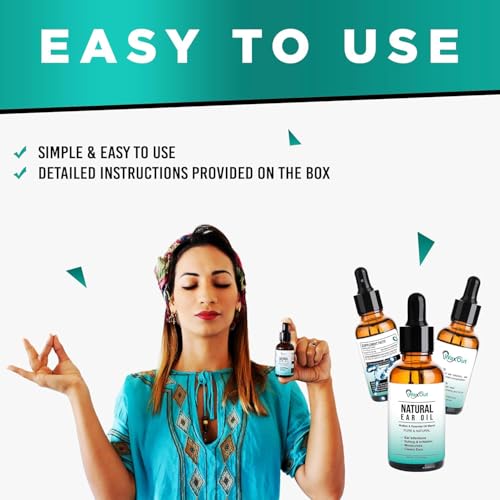 WaxOut Natural Mullein Ear Wax Removal Oil Drops with Garlic