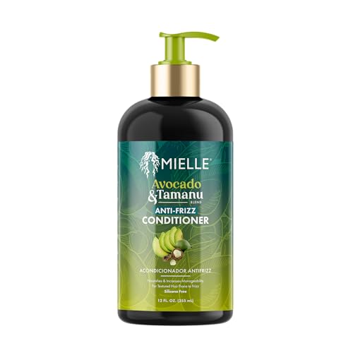 Mielle Organics Avocado & Tamanu Anti-Frizz Conditioner, 12 fl oz