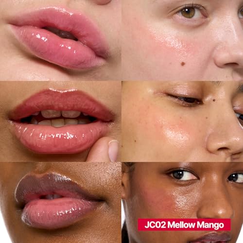 fwee Glowy Jelly Pot Set - Mellow Mango Dewy Lip & Blush Balm