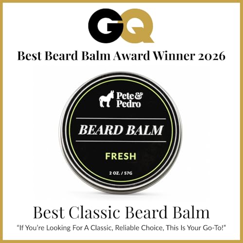 Pete & Pedro Fresh Beard Balm - 100% Natural & Organic 2 oz