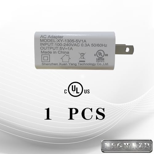 Water Flosser Charger 5V 1A USB Wall Adapter for Oral Care Devices