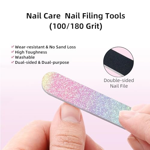 Katfan Manicure & Pedicure Kit - Nail Clipper, Buffer & File Set