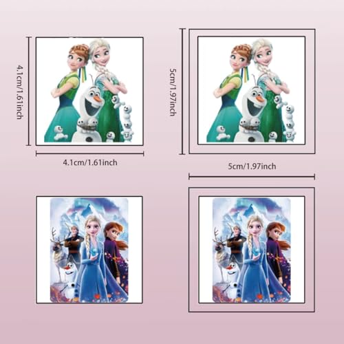 40 Pack Cartoon Frozen Temporary Tattoos for Kids & Adults - Party Favors & Gifts