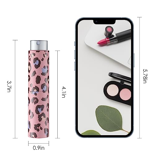 IRON BILL 8ML Refillable Travel Perfume Bottles Leopard Print Set (5 Colors)