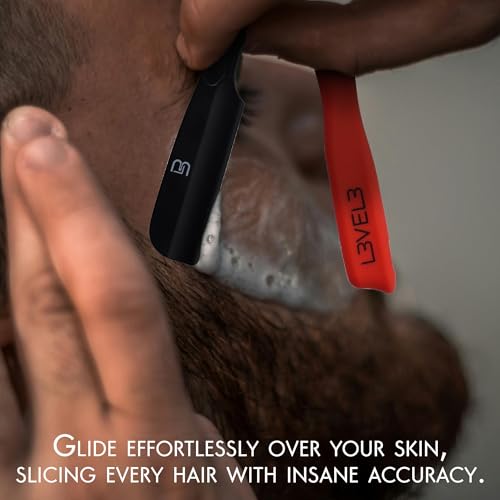 Level 3 Milly Razor - Fast and East to Assemble - Excellent Grip and Control - Straight Razor Holder- Level Three Holder