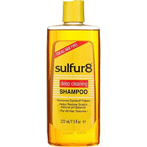 Sulfur8 Deep Cleaning Shampoo for Dandruff Relief, 7.5 Fl Oz