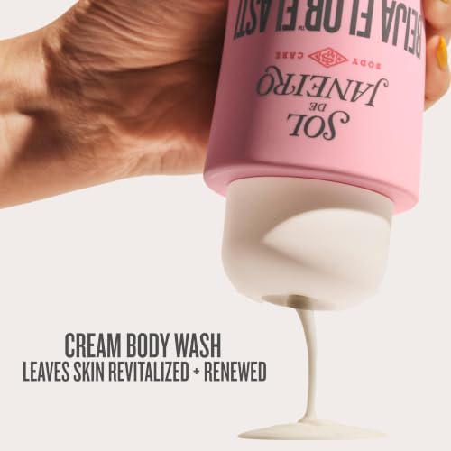 Sol de Janeiro Beija Flor Body Wash - Sulfate-Free, Moisturizing Cream with Fruity Vanilla Scent