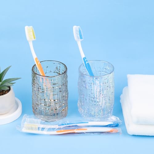 100 PCS Disposable Toothbrushes, Individually Wrapped Medium Soft Bristles