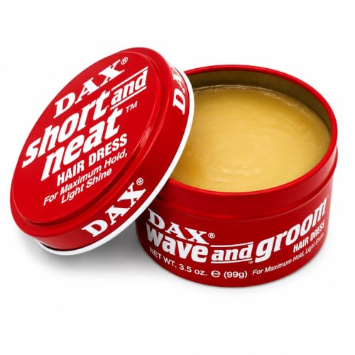 DAX Wave & Groom Superior Hold Hair Pomade 2 Pack - 3.5 oz Each