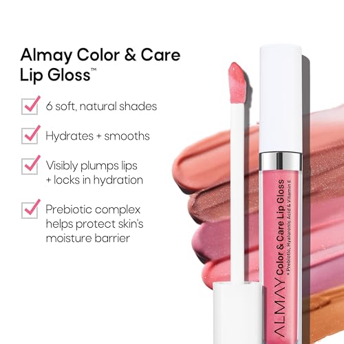 Almay Color & Care Hydrating Lip Gloss, 500 Sunrise Punch (Pack of 2)