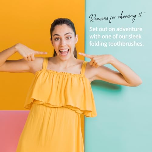 Portable Folding Toothbrush - Travel & Camping 3-Pack