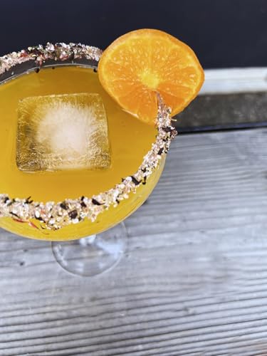 Garden Glow Cocktail Rimmer – Hibiscus & Citrus Garnish for Drinks