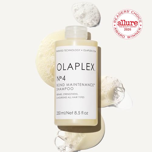 Olaplex N¡Æ.4 Bond Maintenance¢â Hair Strengthening Shampoo: Repairs Damage & Defend Against Future Breakage | Replenishes Hydration | For Coily, Curly, Straight, and Wavy