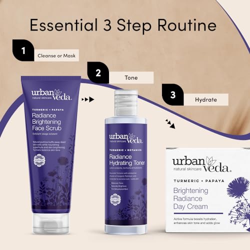 Urban Veda Exfoliating Face Scrub for Dry & Dull Skin - 4.2 Fl Oz