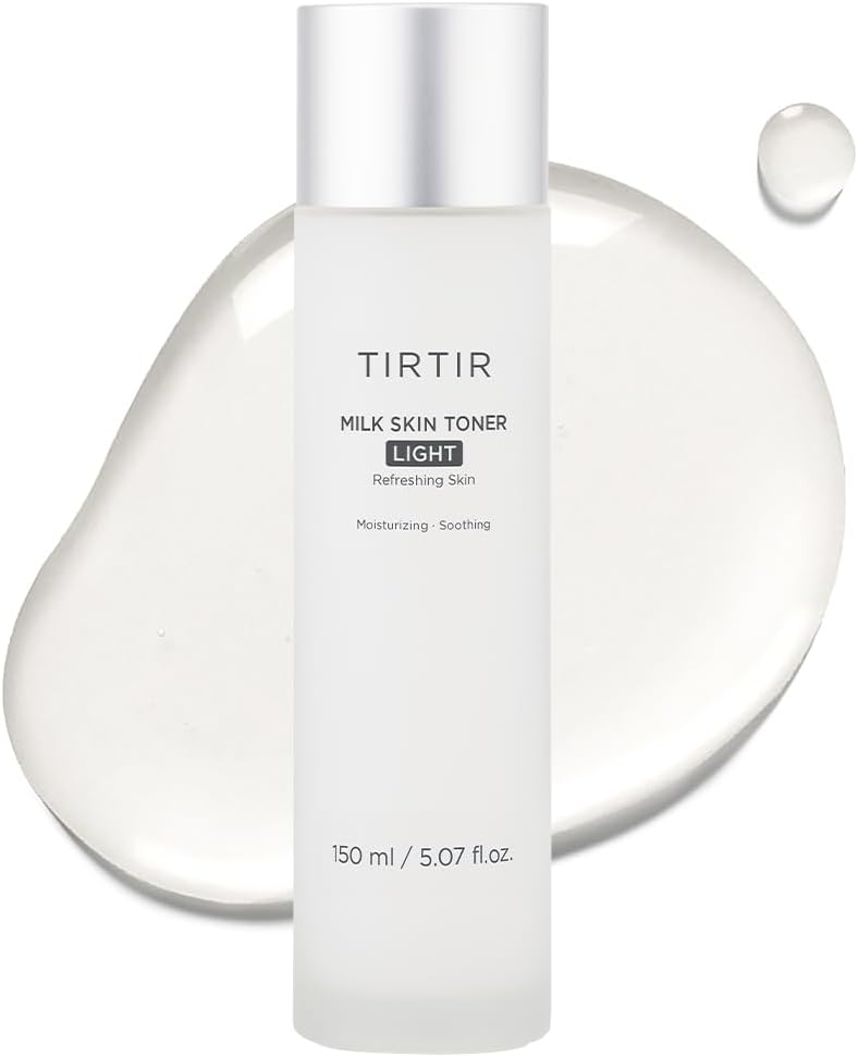 TIRTIR Milk Skin Rice Toner - Deep Moisturizing Hydrating Face Toner with Niacinamide & Ceramide | 1.69 Fl Oz