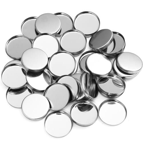 50 Pack Magnetic Eyeshadow Pans - 26mm Refillable Makeup Palette Containers