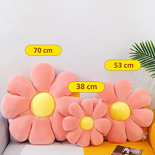 Flower Shaped Throw Pillow - Soft Plush Cushion for Home Decor