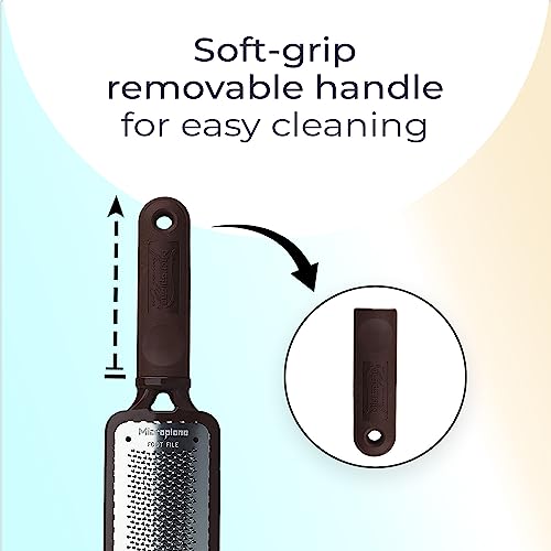 Microplane Colossal Foot File - Stainless Steel Callus Remover for Smooth Feet