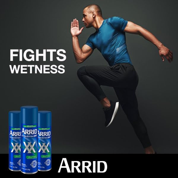Arrid XX Ultra Clear Anti-Perspirant Deodorant Spray, Ultra Fresh, 6 oz (3-Pack)
