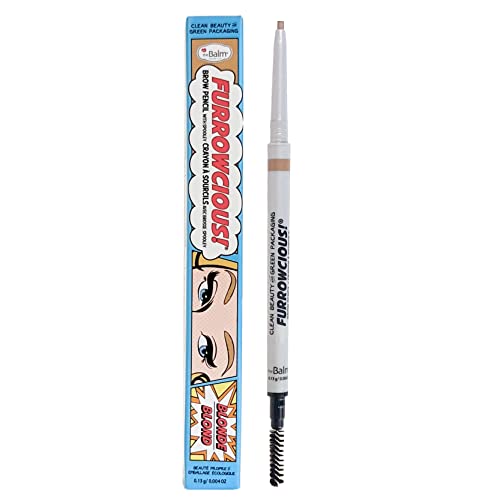 theBalm Furrowcious Eyebrow Pencil - Smudge-Proof Retractable Blonde