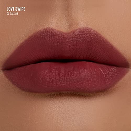 Kaja Lip Mousse 01 Call Me - Buildable Velvet Finish, Moisturizing