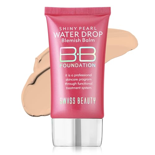 Swiss Beauty Blemish Balm BB Foundation - Lightweight Liquid Makeup, Shade 03, 40ml