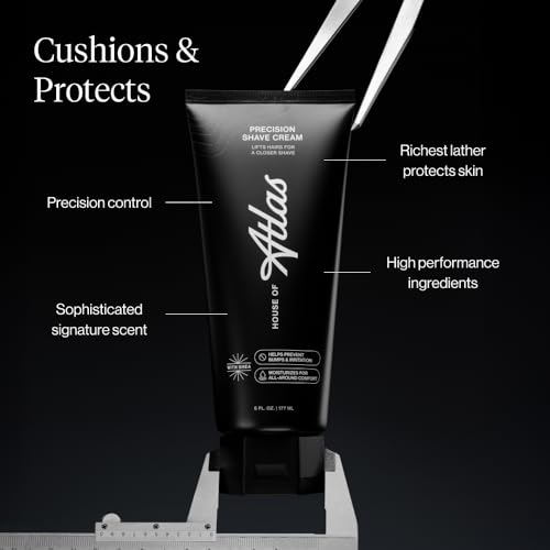 Men's Precision Shave Cream with Oat & Aloe - 6 Fl Oz | House of Atlas