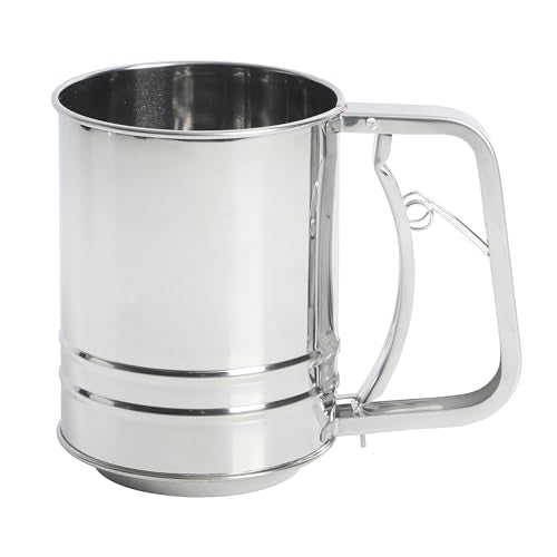 Oster Helmsdale 2-Cup Stainless Steel Flour Sifter for Baking