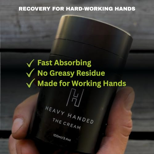 Heavy Handed The Cream: Fast-Absorbing Recovery for Dry, Cracked Hands