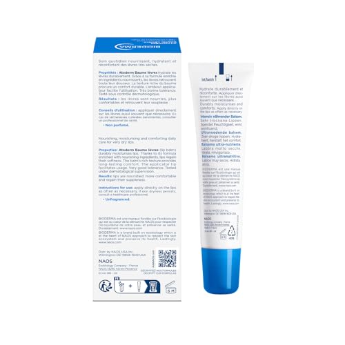 Bioderma Atoderm Lip Balm - Ultra-Nourishing Moisturizer for Dry Lips