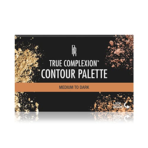 Black Radiance Honeymoon Loose Setting Powder & Contour Palette for Dark Skin Tones - Medium to Dark Shades