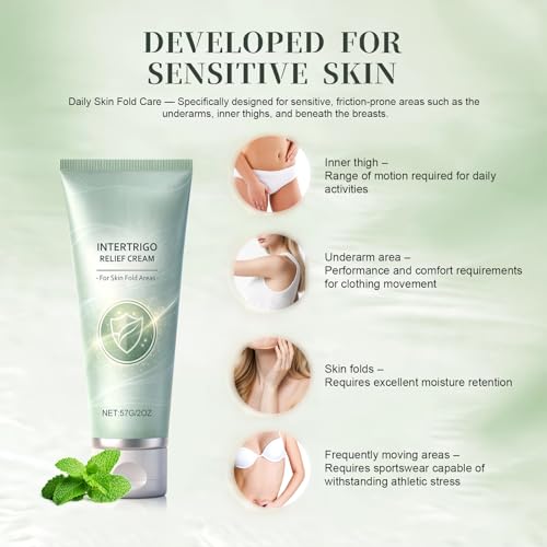 Intertrigo Relief Cream for Skin Folds - 1PCS | Zinc Oxide & Undecylenic Acid