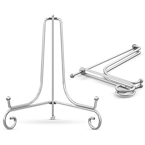 TR-LIFE 10-Inch Metal Easel Stand for Plates & Pictures - 2 Pack